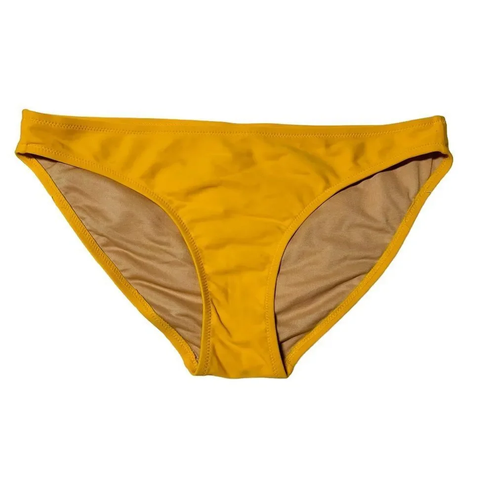 Old Navy Hipster Low Rise Bikini Bottom M Mustard‎ Yellow